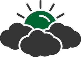 Wolken kreatives Icon-Design vektor