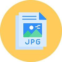 jpg-Datei kreatives Icon-Design vektor