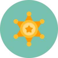 Sheriff kreatives Icon-Design vektor