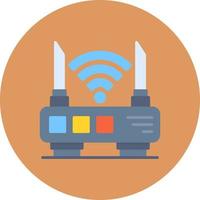 Router kreatives Icon-Design vektor