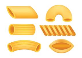Macaroni Vektor Icons