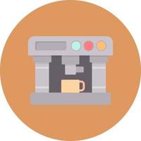 Kaffeemaschine kreatives Icon-Design vektor