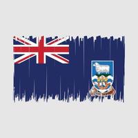 Flaggenpinsel der Falklandinseln vektor