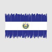 el salvador flag bürste vektor