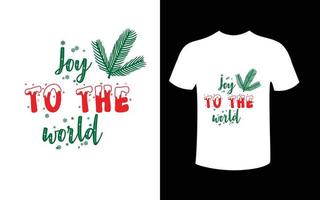 weihnachten t-shirt design kostenloser vektor