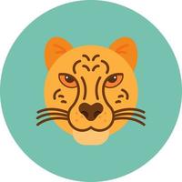gepard kreativ ikon design vektor