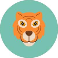 Tiger kreatives Icon-Design vektor