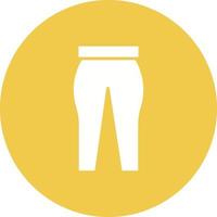 Glyphen-Kreis-Symbol für Leggings vektor