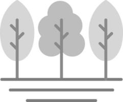 Bäume kreatives Icon-Design vektor