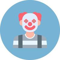 Clown kreatives Icon-Design vektor