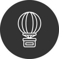 Heißluftballon kreatives Icon-Design vektor