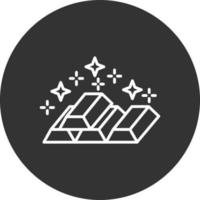 Goldbarren kreatives Icon-Design vektor