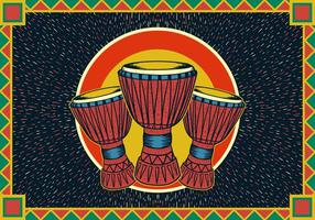 djembe poster vektor