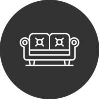 Couch kreatives Icon-Design vektor