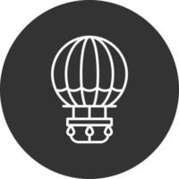 Heißluftballon kreatives Icon-Design vektor