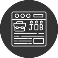 Job kreatives Icon-Design vektor