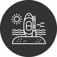 Paddle Surf kreatives Icon-Design vektor