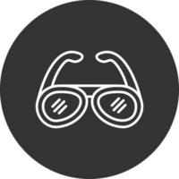 Sonnenbrille kreatives Icon-Design vektor