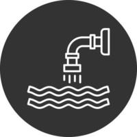 Abwasser kreatives Icon-Design vektor