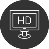 kreatives Icon-Design für das Fernsehen vektor