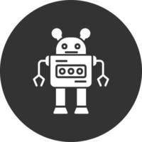 Roboter kreatives Icon-Design vektor