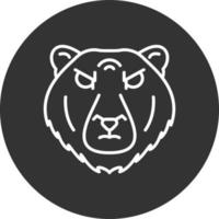 Eisbär kreatives Icon-Design vektor