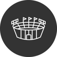 stadion kreativ ikon design vektor