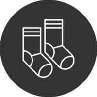 Socken kreatives Icon-Design vektor