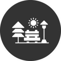 Park kreatives Icon-Design vektor