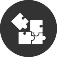 Puzzle kreatives Icon-Design vektor