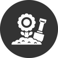 kreatives Icon-Design für die Gartenarbeit vektor