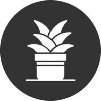 Blumentopf kreatives Icon-Design vektor