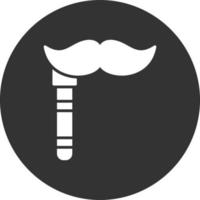 mustasch kreativ ikon design vektor