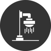 Dachdusche kreatives Icon-Design vektor