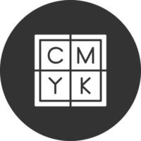 kreatives CMYK-Icon-Design vektor