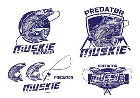 muskie logo element vektor