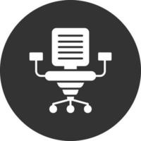 kontor stol kreativ ikon design vektor