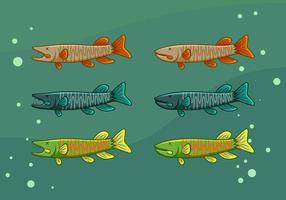 Gratis Iconic Muskie Fish Vectors