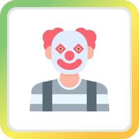 Clown kreatives Icon-Design vektor