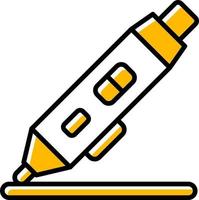 3D-Stift kreatives Icon-Design vektor