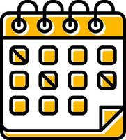 Kalender kreatives Icon-Design vektor