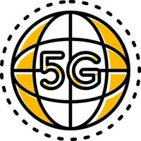 5g kreativ ikon design vektor