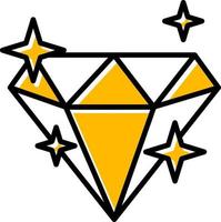 Diamant kreatives Icon-Design vektor