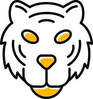 Tiger kreatives Icon-Design vektor