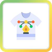 T-Shirt kreatives Icon-Design vektor