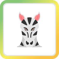 zebra kreativ ikon design vektor