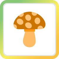 Pilz kreatives Icon-Design vektor