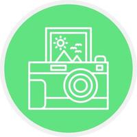 kreatives Icon-Design für Sofortbildkameras vektor