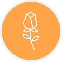 Rose kreatives Icon-Design vektor