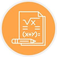 Mathe kreatives Icon-Design vektor